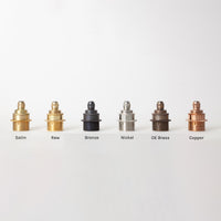 Small Clear Reeded Glass Pendant Light