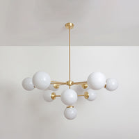 “Tellis” Ten Globe Chandelier