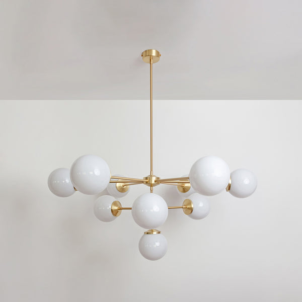 “Tellis” Ten Globe Chandelier
