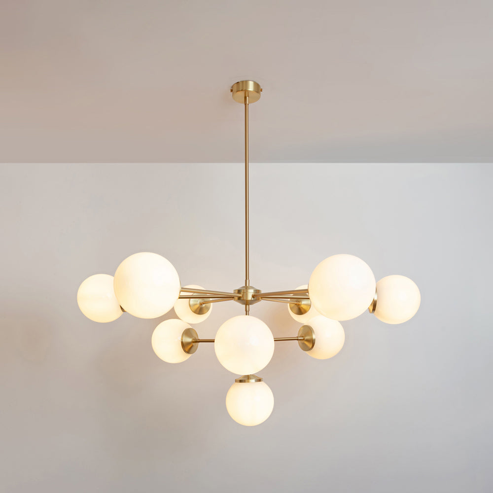 “Tellis” Ten Globe Chandelier