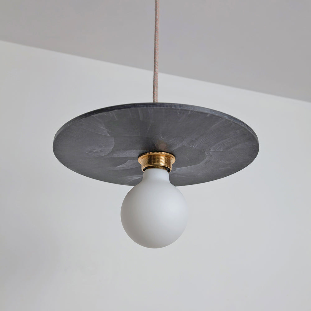 "Arc" Pendant Light - Marbled Recycled Plastic