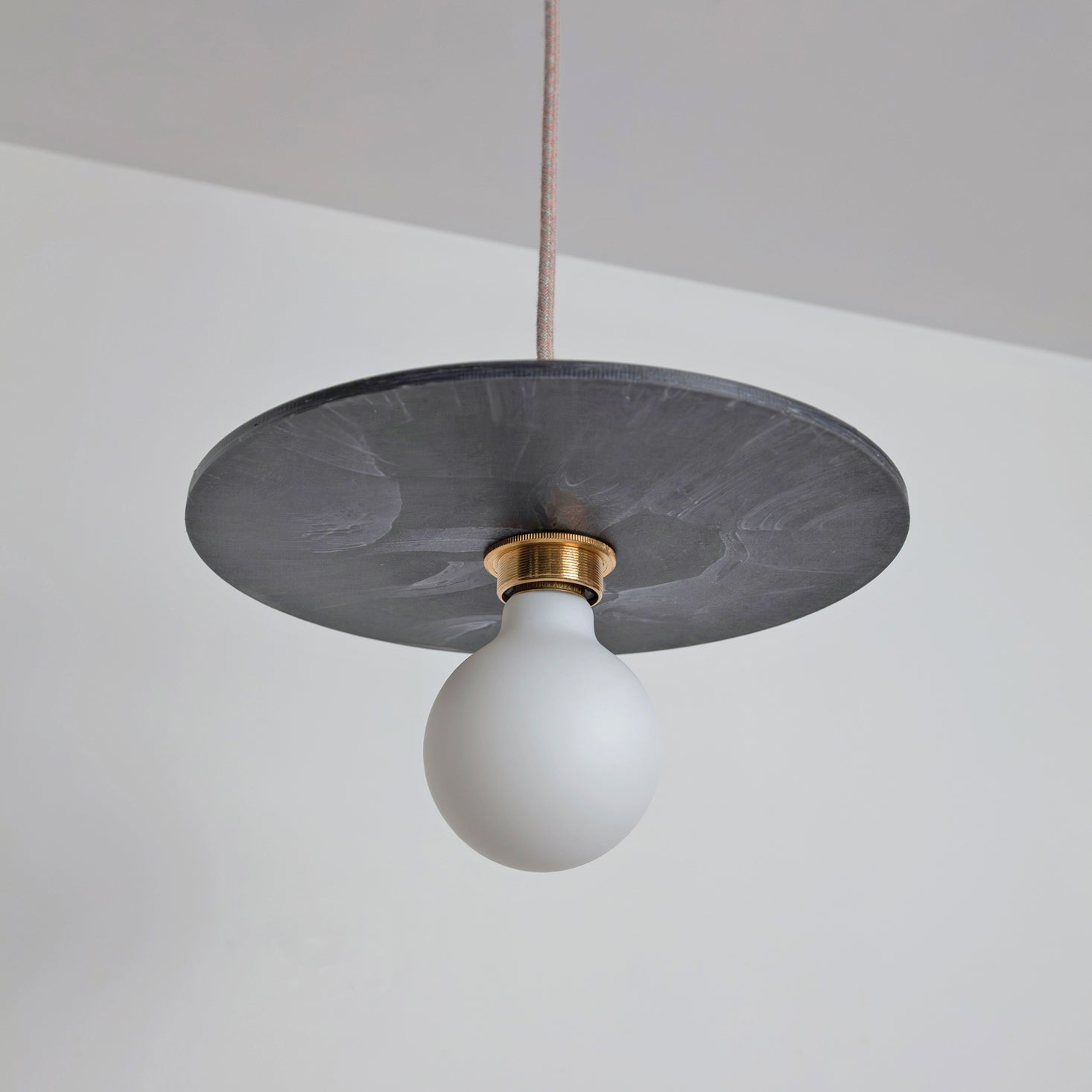 "Arc" Pendant Light - Marbled Recycled Plastic