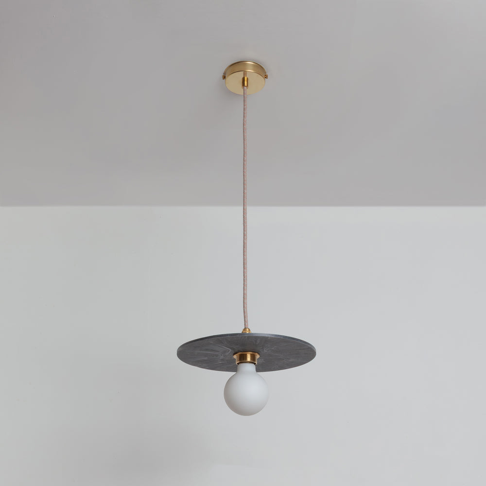 "Arc" Pendant Light - Marbled Recycled Plastic