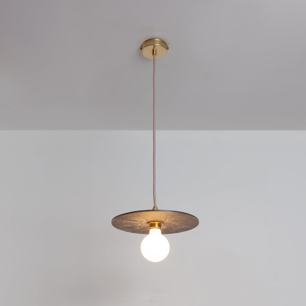 "Arc" Pendant Light - Marbled Recycled Plastic