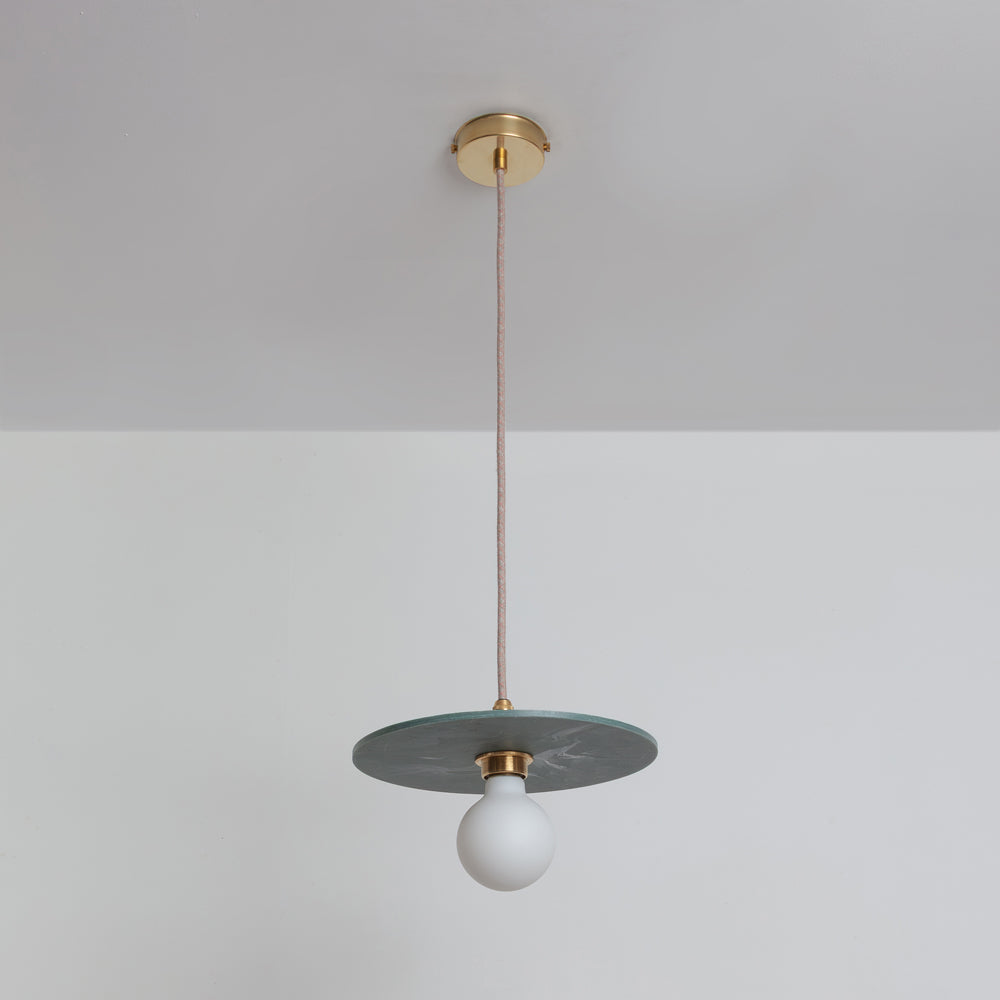 "Arc" Pendant Light - Marbled Recycled Plastic