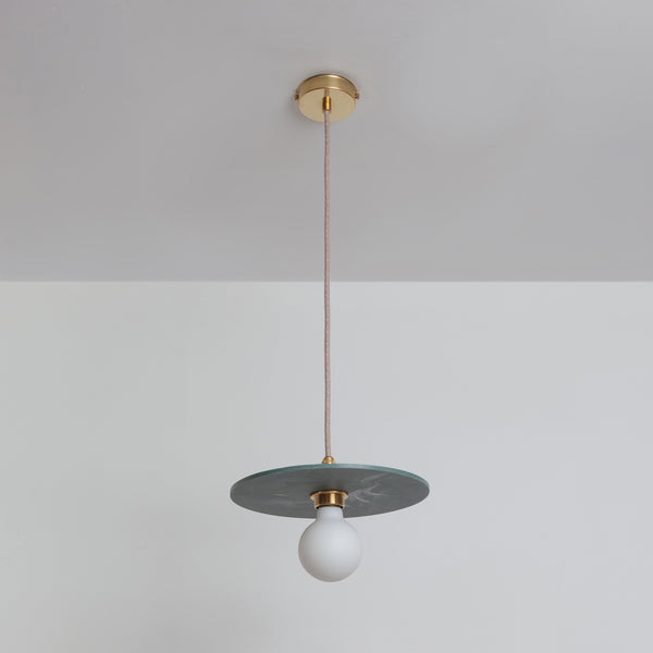 "Arc" Pendant Light - Marbled Recycled Plastic