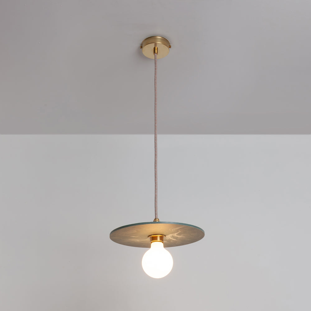 "Arc" Pendant Light - Marbled Recycled Plastic