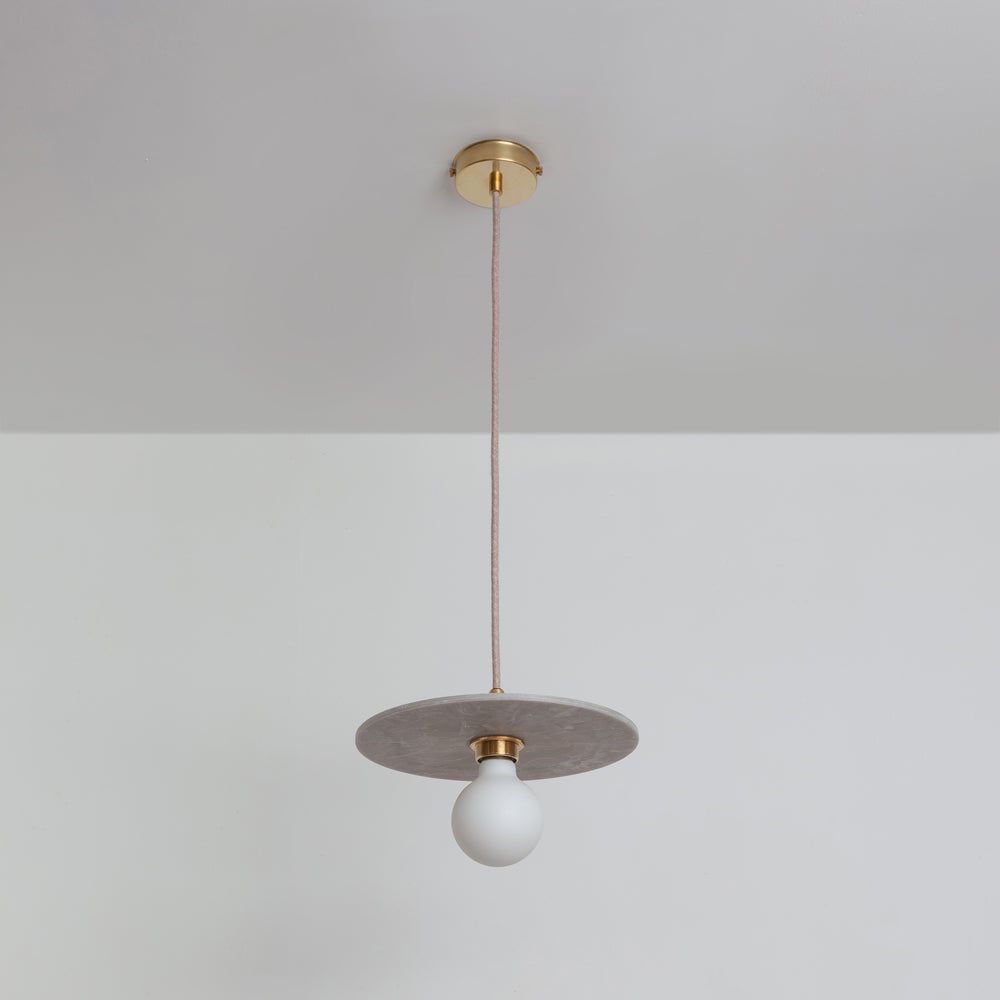 "Arc" Pendant Light - Marbled Recycled Plastic