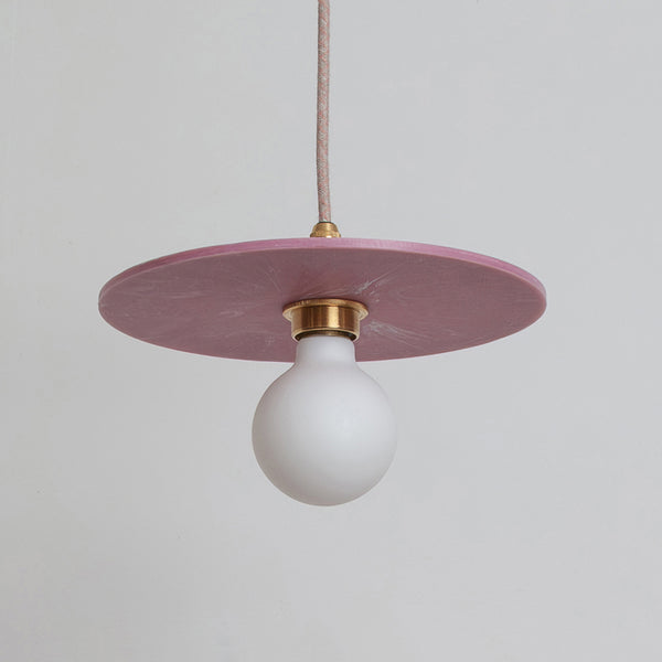 "Arc" Pendant Light - Marbled Recycled Plastic
