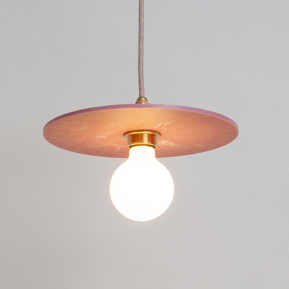 "Arc" Pendant Light - Marbled Recycled Plastic