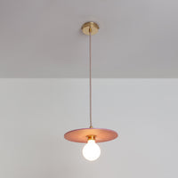 "Arc" Pendant Light - Marbled Recycled Plastic