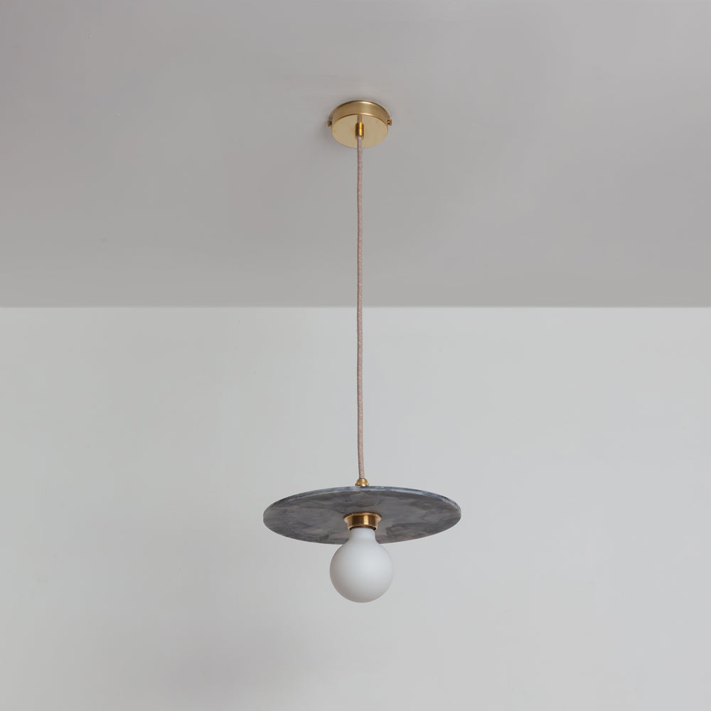 "Arc" Pendant Light - Marbled Recycled Plastic