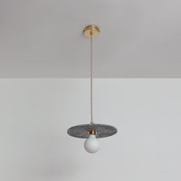 "Arc" Pendant Light - Marbled Recycled Plastic