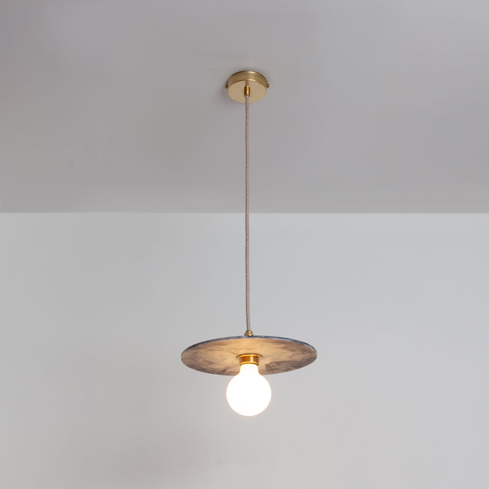 "Arc" Pendant Light - Marbled Recycled Plastic