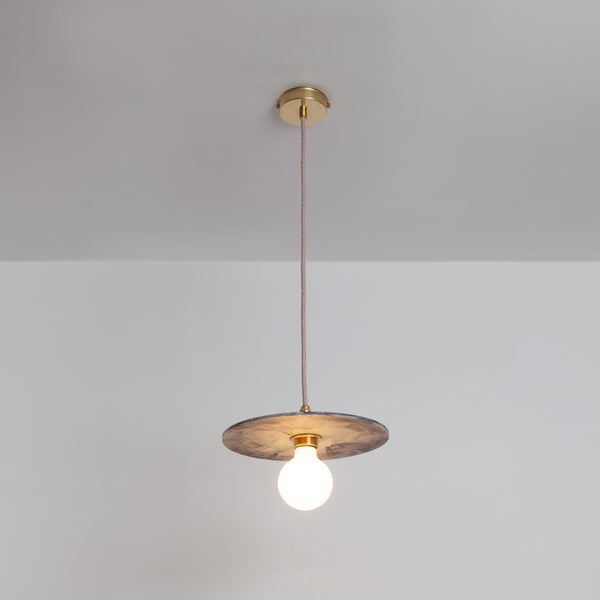 "Arc" Pendant Light - Marbled Recycled Plastic