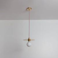 "Arc" Pendant Light - Brass