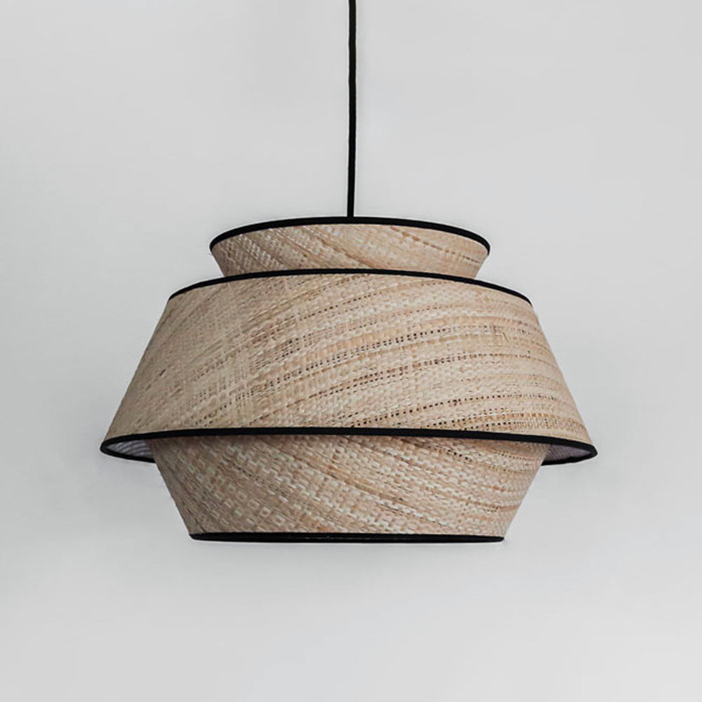 "Ashford" Raffia Shade Pendant Light