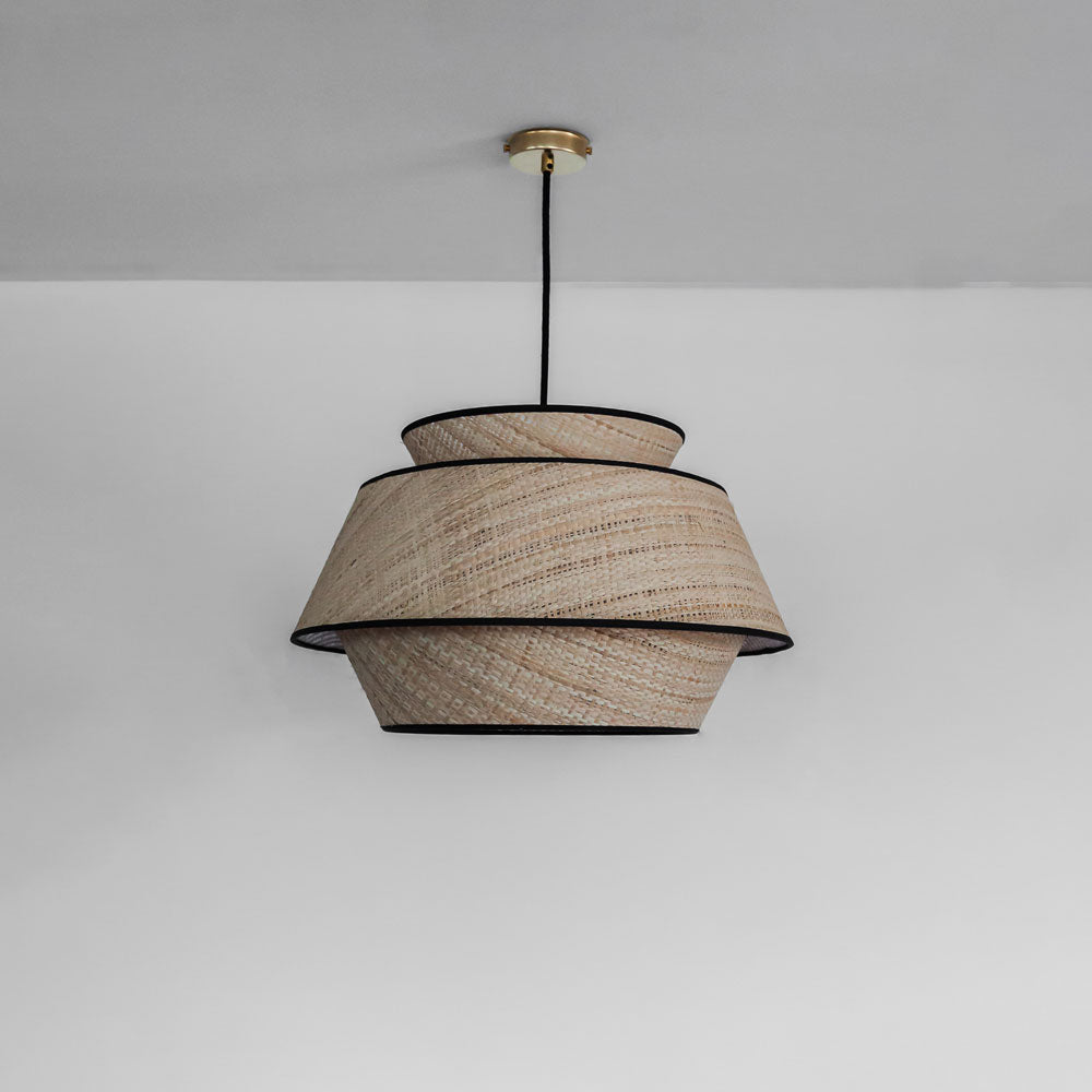 "Ashford" Raffia Shade Pendant Light