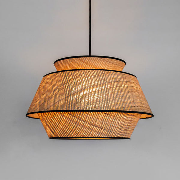 "Ashford" Raffia Shade Pendant Light