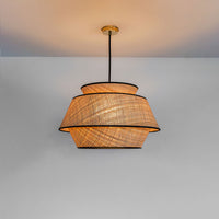 "Ashford" Raffia Shade Pendant Light