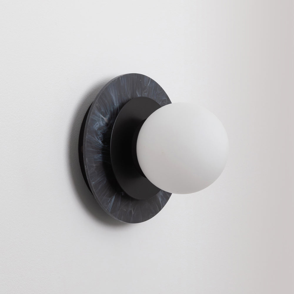 "Aurora" Wall Light - Marbled Recycled Plastic