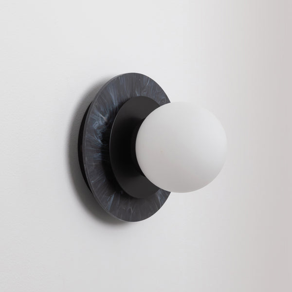 "Aurora" Wall Light - Marbled Recycled Plastic