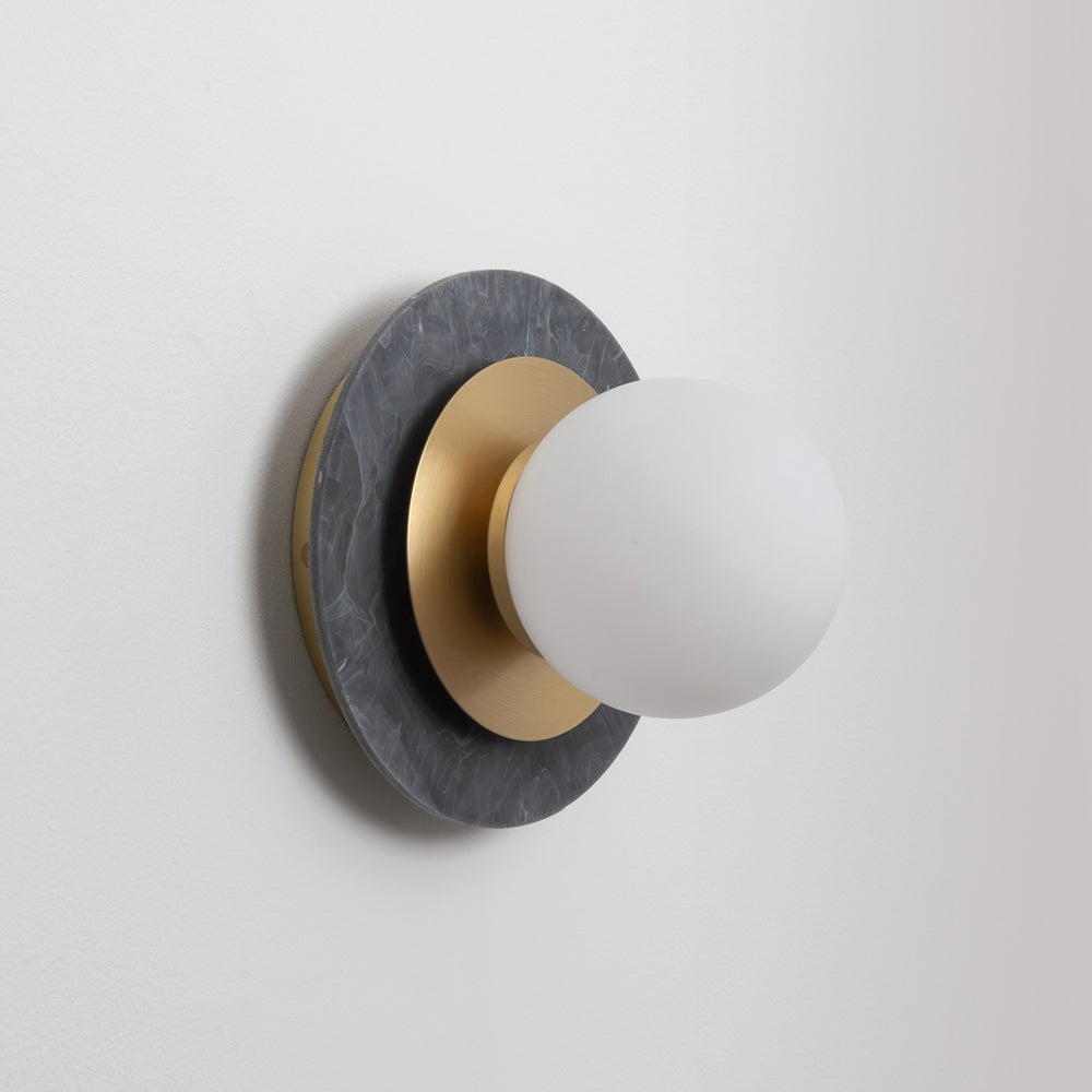"Aurora" Wall Light - Marbled Recycled Plastic