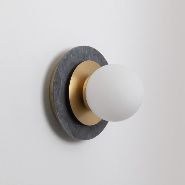 "Aurora" Wall Light - Marbled Recycled Plastic