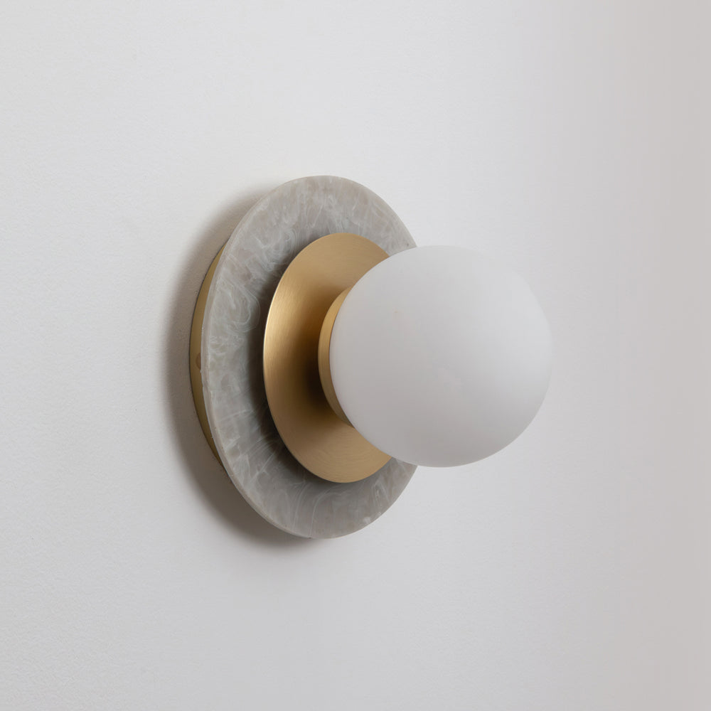 "Aurora" Wall Light - Marbled Recycled Plastic