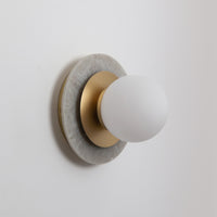 "Aurora" Wall Light - Marbled Recycled Plastic