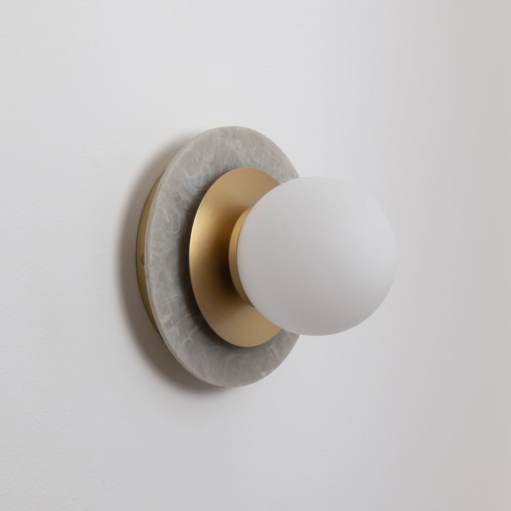 "Aurora" Wall Light - Marbled Recycled Plastic