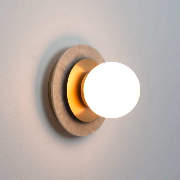 "Aurora" Wall Light - Marbled Recycled Plastic