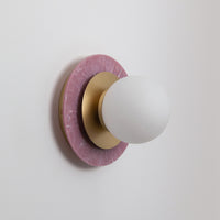 "Aurora" Wall Light - Marbled Recycled Plastic