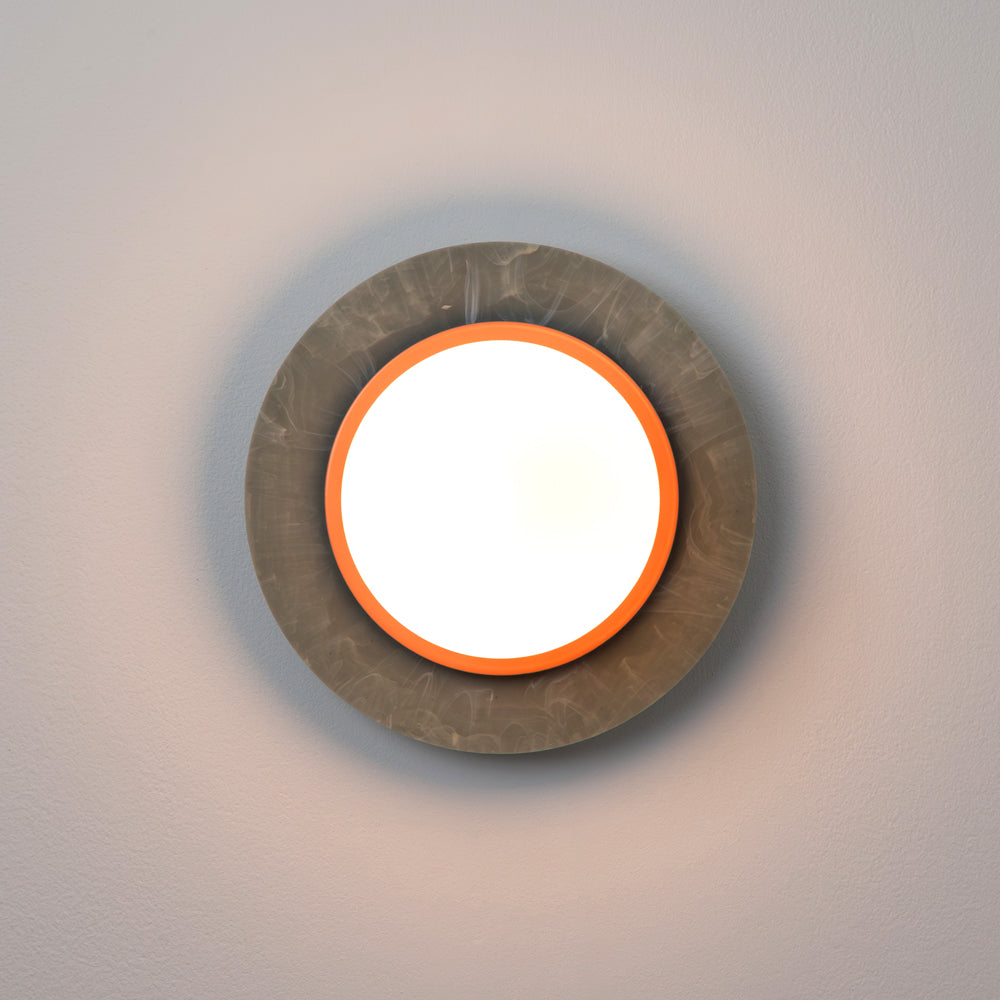 "Aurora" Wall Light - Marbled Recycled Plastic