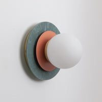 "Aurora" Wall Light - Marbled Recycled Plastic