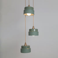 "Bex" Triple Drop Pendant - Ceramic