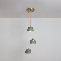 "Bex" Triple Drop Pendant - Ceramic