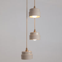 "Bex" Triple Drop Pendant - Ceramic