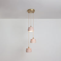 "Bex" Triple Drop Pendant - Ceramic