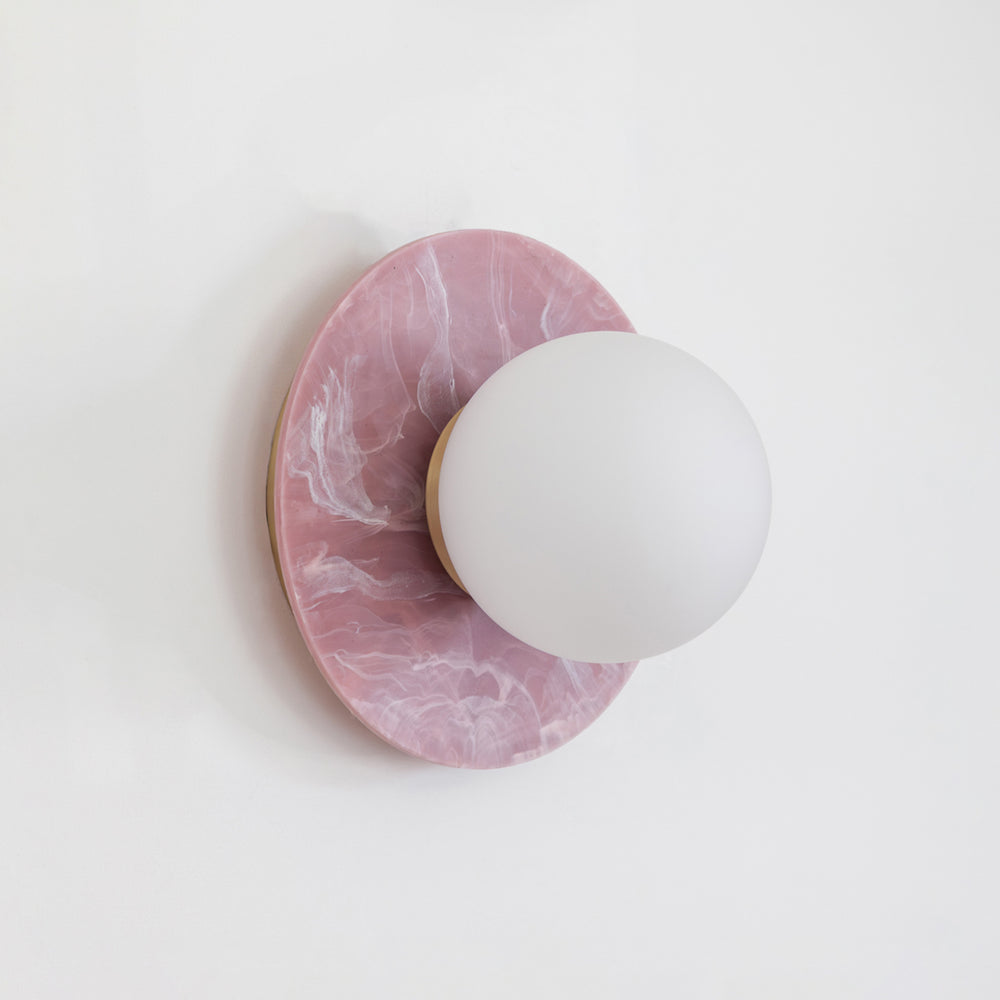 "Bo" Wall Light - Marbled Recycled Plastic