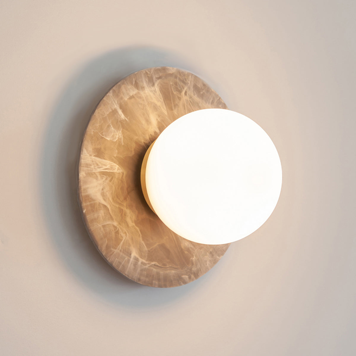 "Bo" Wall Light - Marbled Recycled Plastic