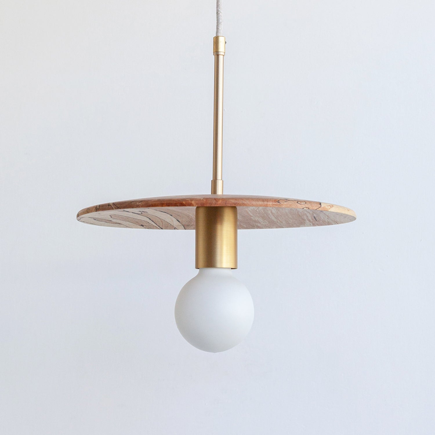 "Cara" Pendant Light - Spalted Beech
