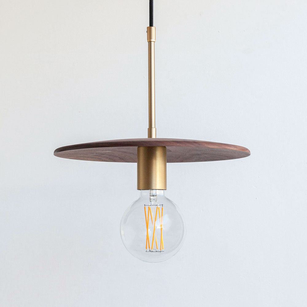 "Cara" Pendant Light - Walnut