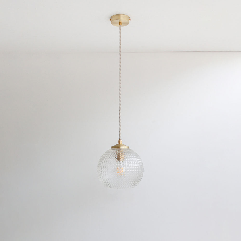 Diamond Glass Pendant Light
