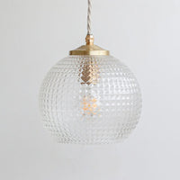 Diamond Glass Pendant Light