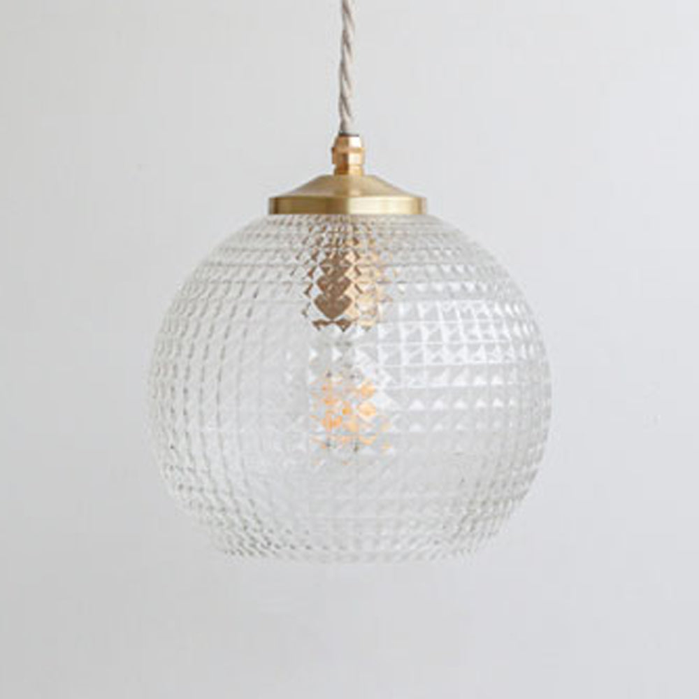 Diamond Glass Pendant Light
