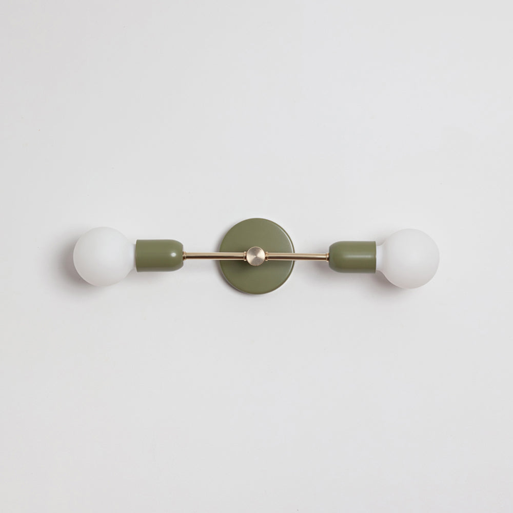 Double Arm Wall Light - Colour Series