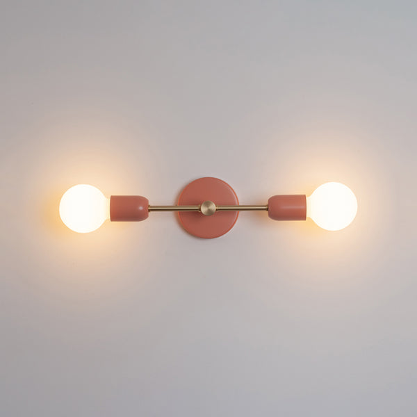 Double Arm Wall Light - Colour Series