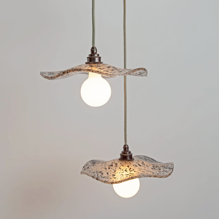 "Florence" Triple Drop Pendant - Onyx Black