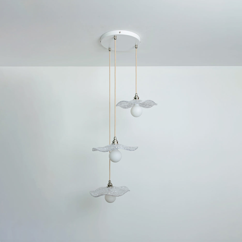 "Florence" Triple Drop Pendant - Oyster White